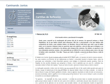 Tablet Screenshot of caminandojuntos.cl